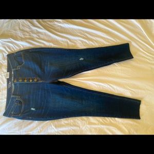 Time and Tru high-rise, curvy, skinny jeans sz 18